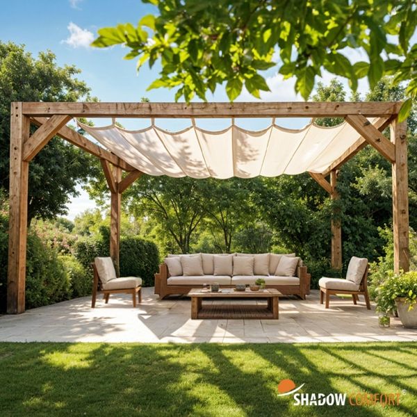 Harmonicadoek pergola